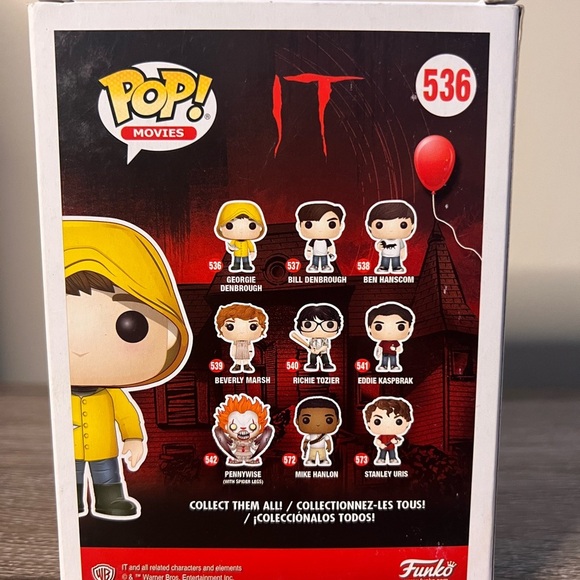 Funko Pop Georgie Denbrough IT Figure - Picture 3 of 6
